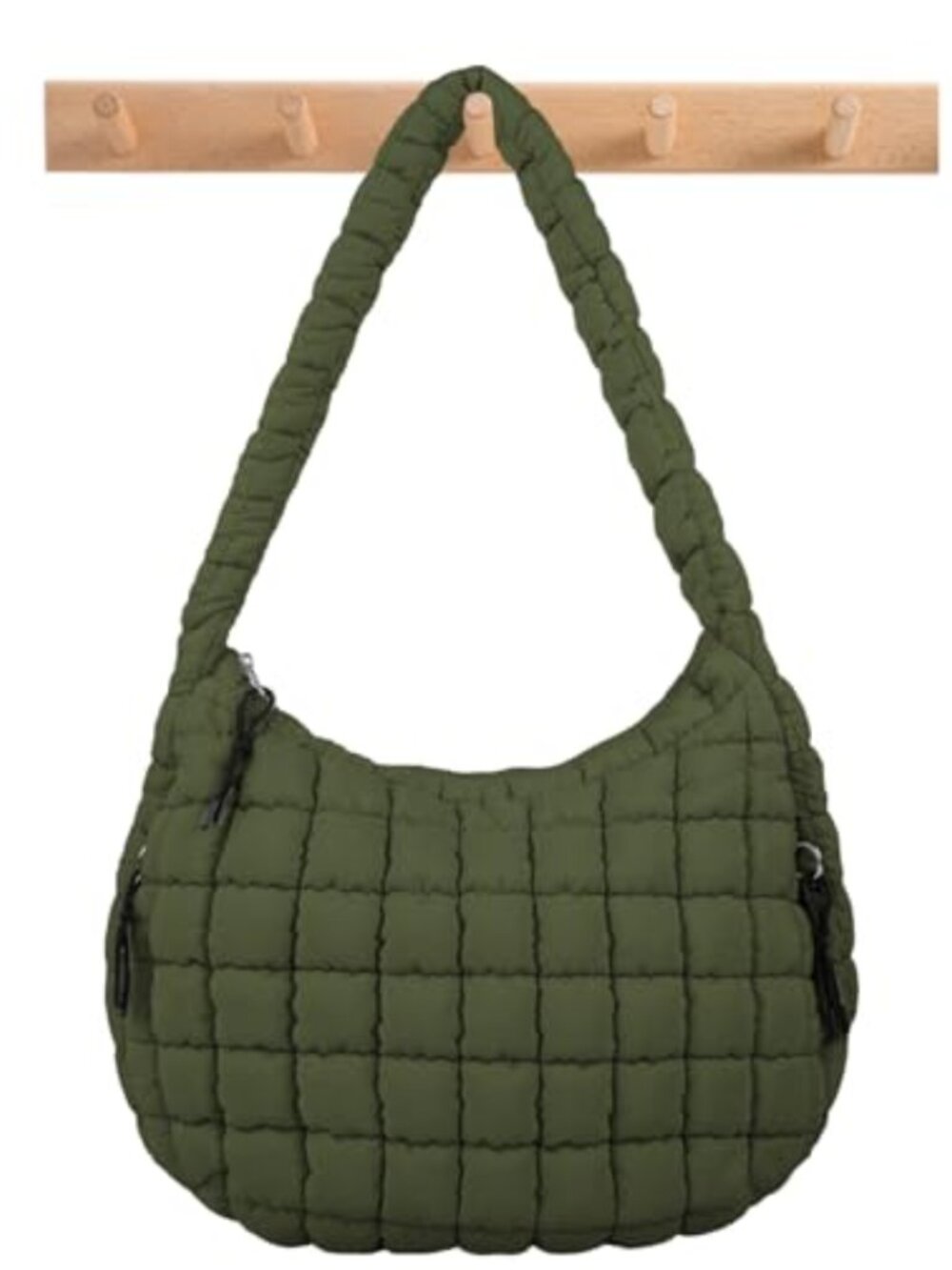 Quilted Puffer Tote Bag Nylon Crossbody Shoulder Hobo Handbag Travel